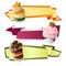 Sweets paper banners