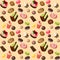 Sweets seamless background