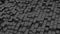 Swell of gray cubes. Motion graphic. Seamless loop. 3d animation