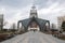 Swidnica / Poland - March 31, 2018: Modern church Marii Panny Krolowej in the housing estate in the outskirts of the city