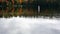 Swim buoys at Norton Pond, Maine