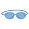 Swim glasses icon cartoon vector. Child pool
