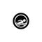 Swim logo vector icon