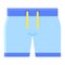 Swim trunks icon, Summer vacation related vector