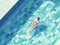 swim woman person pool holiday girl illustration bikini summer young water. Generative AI.