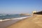 Swimmers at Umdloti Beach, Durban, South Africa