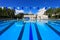Swimming competition Pool