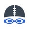 Swimming goggles icon