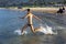 Swimming in lake Kinneret