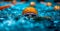 Swimming, Olympic sport, sports pool, swimmer - AI generated image