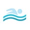 Swimming person icon