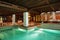 Swimming pool of Elisabeth hotel in Mayrhofen. Austria