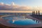 Swimming pool in Kato Stalos beach, Chania prefecture, Western Crete, Greece