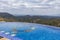 Swimming Pool Over Hilly Mountain Kenyan Highway Rural Roads Landscapes At Ol Talet Cottages off Magadi road