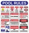 Swimming pool safety inspectors guide, rules of conduct and instructions