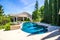 Swimming Pool In Serene Rear Yard Setting