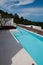 Swimming pool terrace