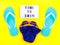 Swimming set - slippers, towel, goggles, swimming cap