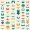 Swimming suit seamless pattern.