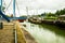 The Swing Bridge at Preston Marina, Lancashire, UK