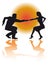 Swing Dancing Couple/ Vector