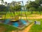 Swing for disabled children in the park Colombo