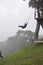 Swing over the abyss in Ecuador