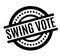 Swing Vote rubber stamp