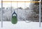 Swing in the winter in  East Don Park, Toronto