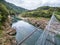 Swingbridge over buller river