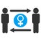 Swingers Exchange Female V2 Raster Icon