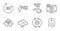 Swipe up, Cloud share and Cogwheel icons set. Tutorials, Settings and Quick tips signs. Vector