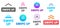 Swipe up. Social media story post button, up arrow icon and swipe action pictogram vector Illustration set