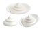 Swirl of mayonnaise isolated on white background