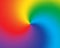 Swirl radial gradient rainbow background