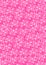 swirl white flowers pattern on pink background