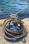 Swirled Curled Rope Boat Bow Line Nautical Tie Down