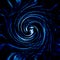 Swirling Blue Vortex