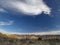 Swirling cloud over Painted Hills