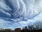 Swirling Clouds in the Sky in March