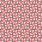 Swirling Drops Coral Seamless Pattern