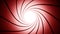 Swirling gun barrel background. Red color tones. 3D illustration