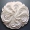 Swirling Paper Flower: A 3d Neoprene Pattern Decorated Round Abstraction