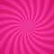 Swirling radial pink pattern background. Vector illustration