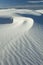 Swirling ridges and textured patterns define White Sands National Monument.