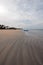 Swirling serpentine sand patterns on Nilaveli Beach in Trincomalee Sri Lanka