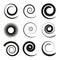 Swirling vector icons