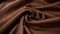 Swirling Vortexes: Lurex Fabric In Medium Brown