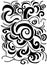 Swirls and scrolls pattern