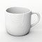 Swirly 3d Printed Coffee Mug With Monochrome Toning